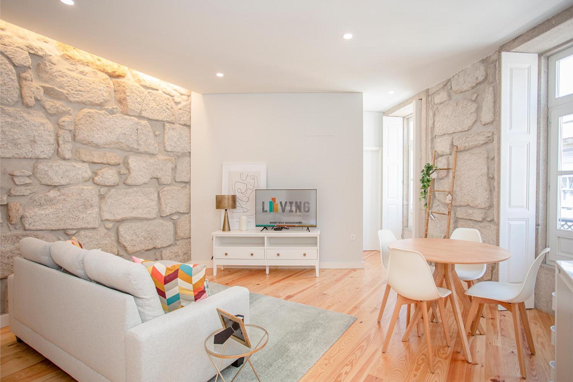 Liiiving In Porto - Aliados Stone Apartment Екстер'єр фото